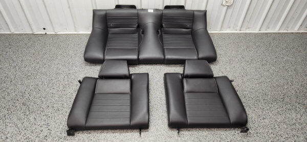 2011-2014 Ford Mustang GT Convertible Black Leather Rear Seat-OEM