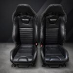 2011-2014 Ford Mustang GT OEM Black Recaro Leather seats - Mustang Spares Shop