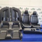 2018-2023 Ford Mustang Convertible Set Leather Seats Panels Console White 2903