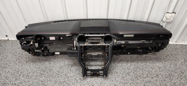 2018-2023 Ford Mustang GT Leather Dash Pad w/ Red Stitching OEM