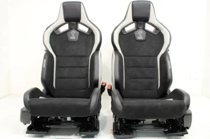 2020 - 2022 Ford GT500 Mustang Recaro Seats Black Leather Super Snake - Mustang Spares Shop