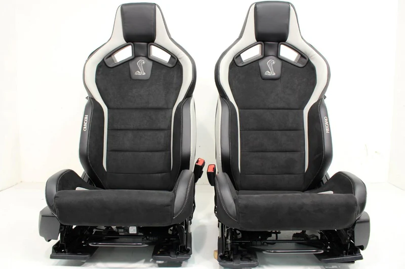 2020 - 2022 Ford GT500 Mustang Recaro Seats Black Leather Super Snake - Mustang Spares Shop 2020 - 2022 Ford GT500 Mustang Recaro Seats Black Leather Super Snake - Mustang Spares Shop