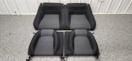 2024-2026 Ford Mustang GT Coupe Black Cloth Rear Seat-OEM