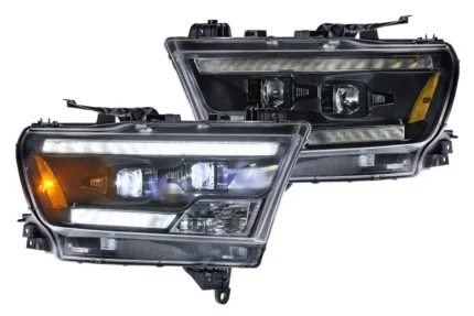 Morimoto PLUG-N-PLAY LED Headlights Dodge Ram 1500 (19+): XB HYBRID LED HEADLIGHTS LF525