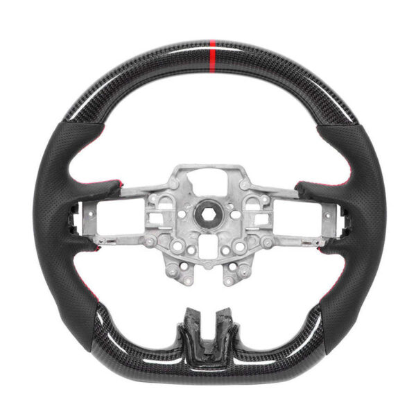 Mustang Black Carbon Steering Wheel Nappa - Mustang Spares Shop