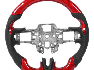 Mustang Red Carbon Fiber Steering Wheel with Nappa - Mustang Spares Shop
